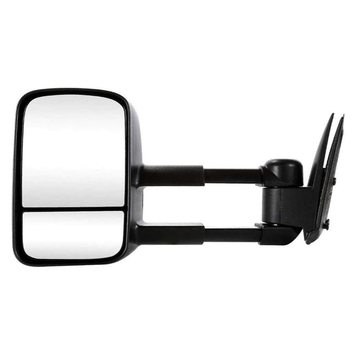 1999-2007 Chevy Silverado 1500 Manual Tow Driver Side Mirror Replacement - Durable OEM Style Truck Mirror for Towing & Off-Road Use