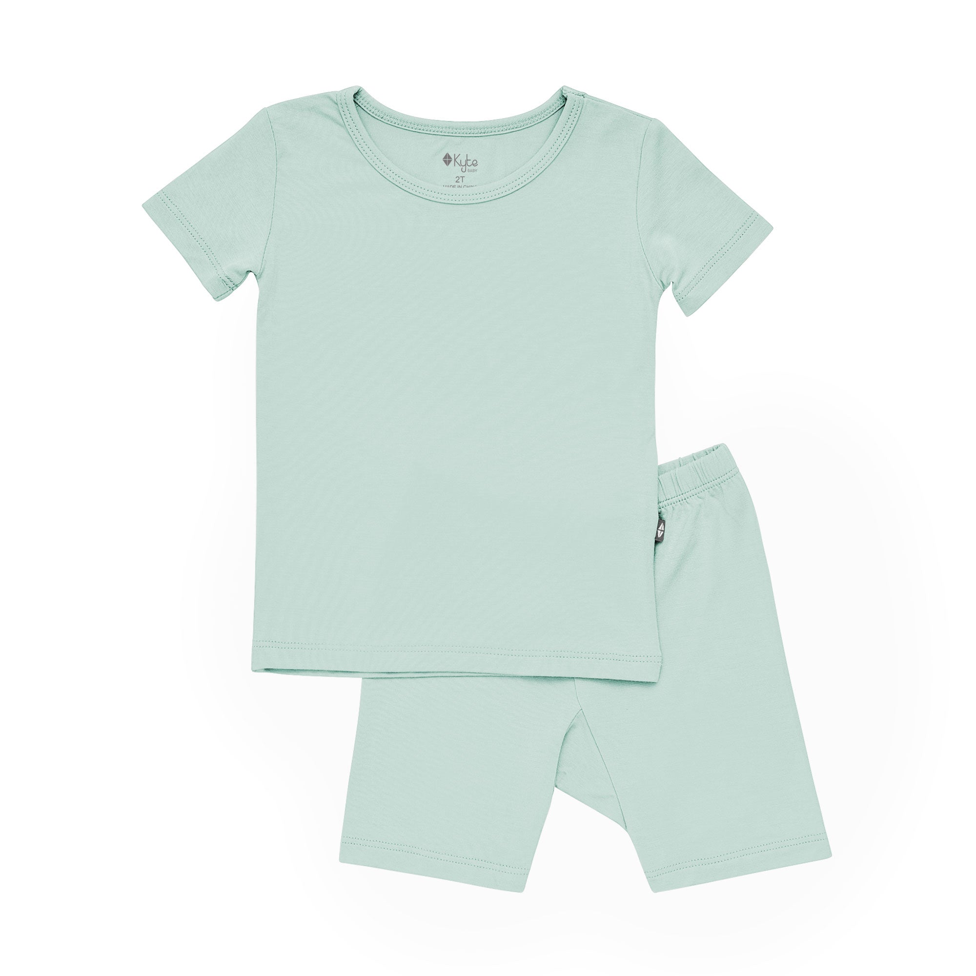 Women's Soft Short Sleeve Pajama Set - Comfortable Sage Green Sleepwear for Lounge & Nighttime Relaxation