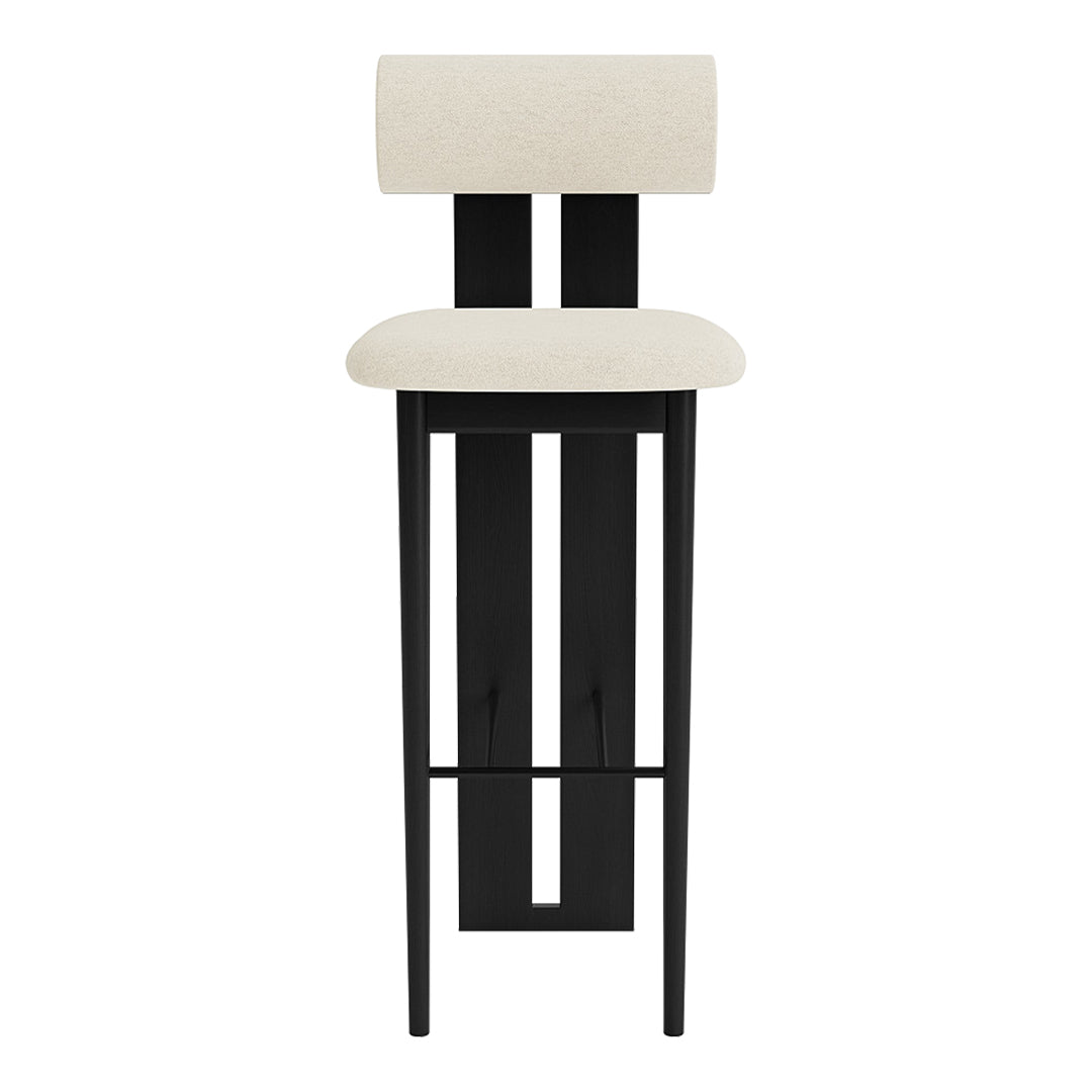 Norr11 Hansen Hyldahl Hippo Bar Stool - Modern Scandinavian Bar Chair for Kitchen, Dining & Lounge - Perfect for Home, Cafe & Restaurant Decor