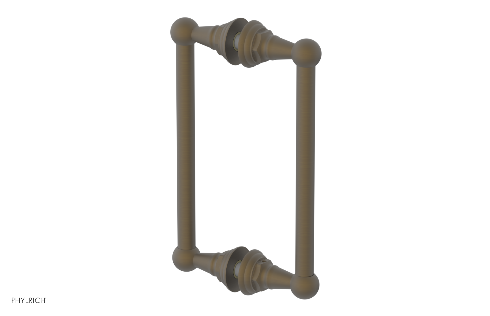 Hex Traditional 8 Double Sided Shower Pull 500 93 08 - Premium Bathroom Hardware for Easy Shower Door Operation - Perfect for Modern and Classic Bathroom Designs