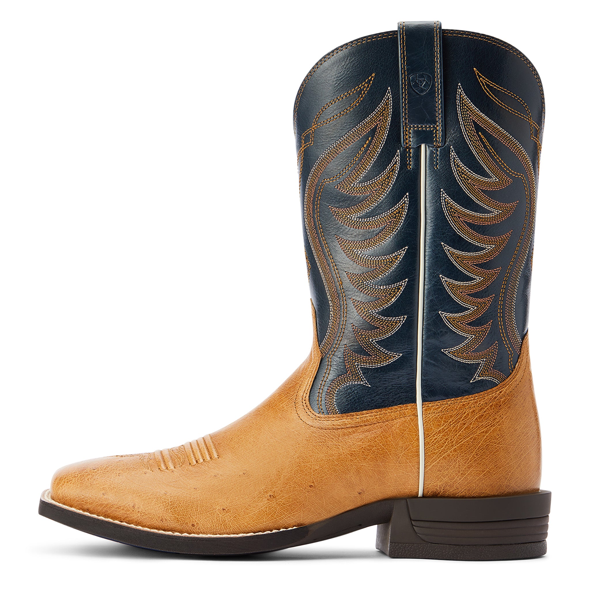 Ariat Men's Reckoning Western Cowboy Boots - Genuine Ostrich Leather, Comfortable & Durable for Riding, Work & Outdoor Activities
