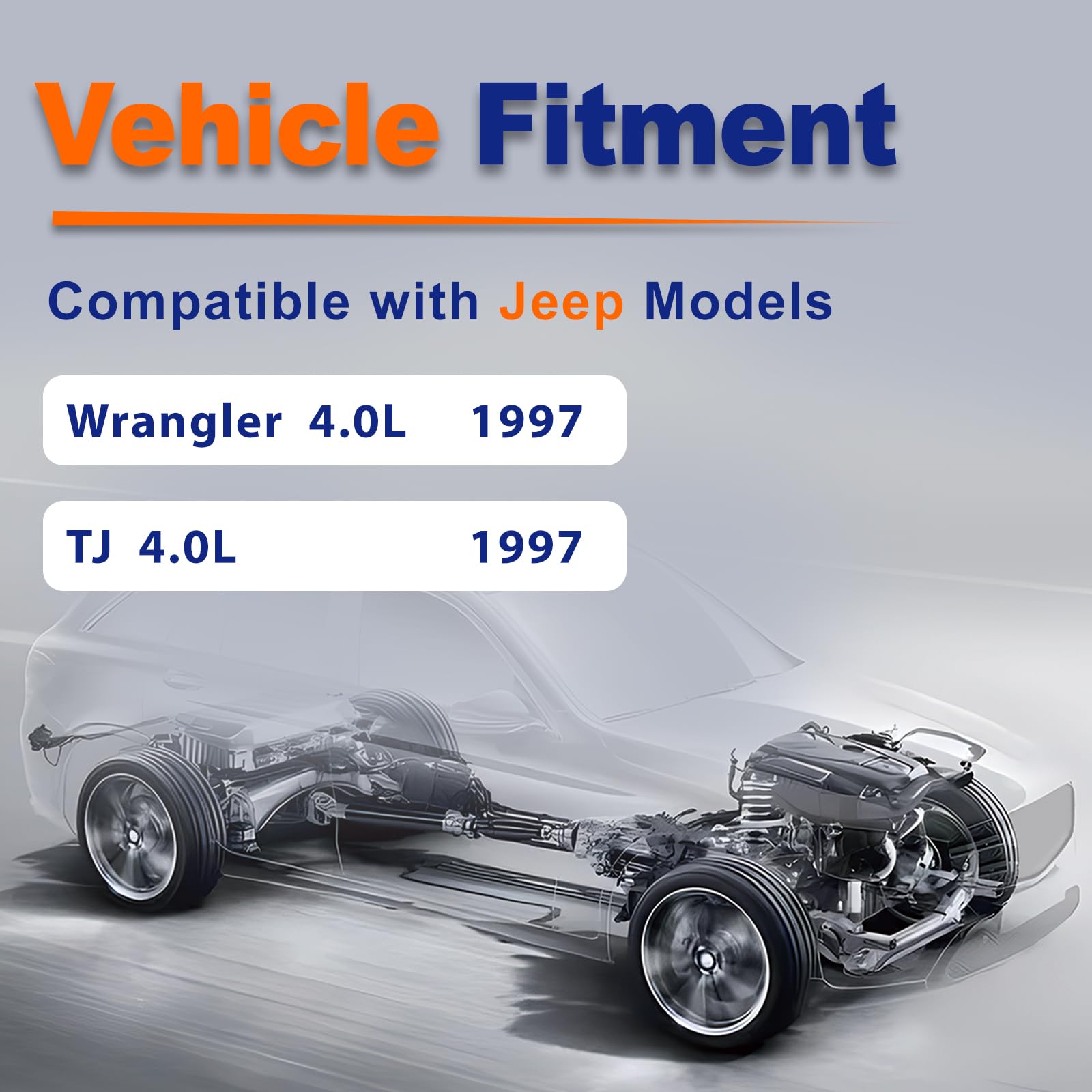 Jeep TJ 1997 Front Drive Shaft Assembly Replacement - Compatible with Jeep Wrangler 1997 5-Speed Manual Transmission | Perfect for Off-Roading, Trail Driving & 4x4 Adventures