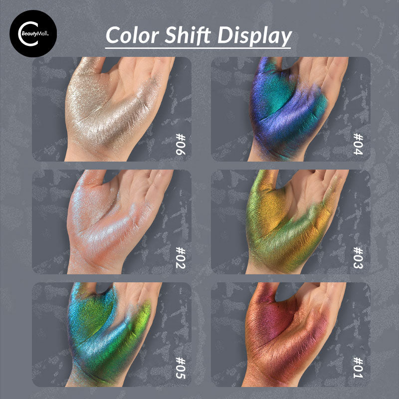 ANYCOCO Yujingzi Series - Photochromic Ultra Glitter Mono Eyeshadow | Color Changing Makeup for Day & Night | Perfect for Parties, Cosplay & Special Occasions