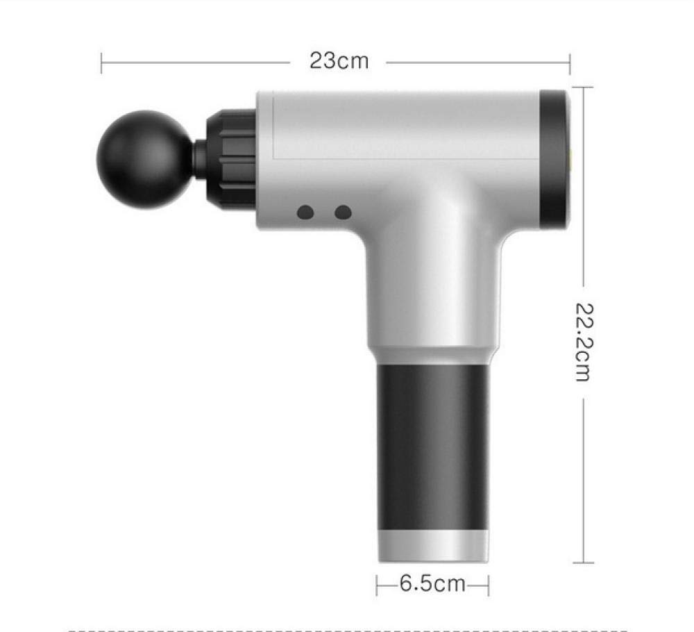 Deep Tissue Muscle Massage Gun - Electric Percussion Massager for Pain Relief, Muscle Relaxation & Recovery - Touch Screen LCD Display - Perfect for Athletes, Gym Recovery & Home Use