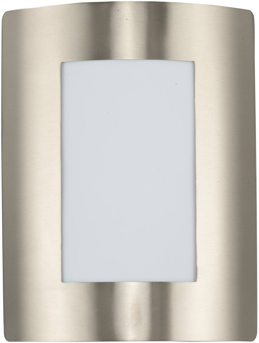 11H View LED Outdoor Wall Sconce Light - 1 Light Stainless Steel Fixture for Porch, Patio & Garden Lighting