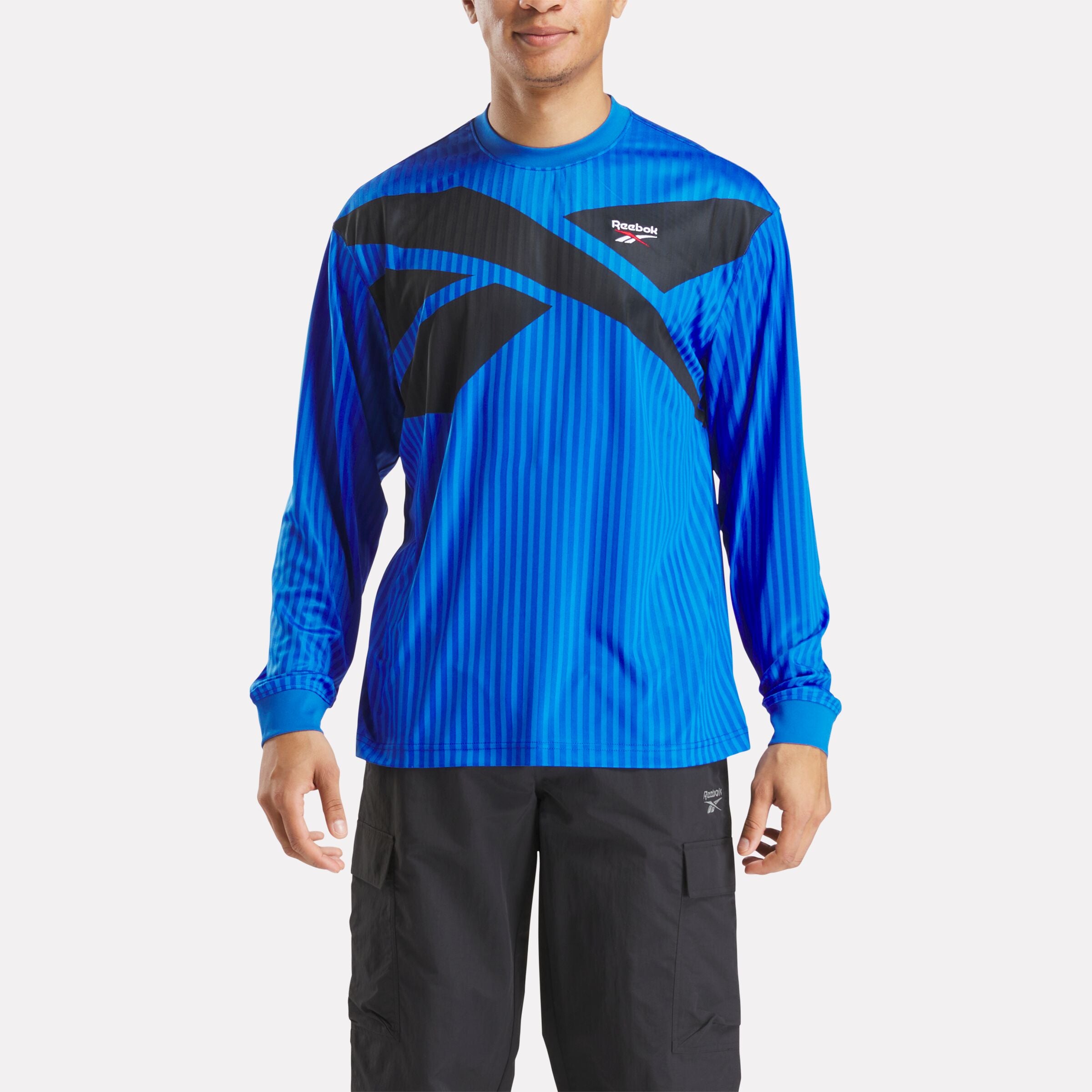 Ri Cross Check Ls Jersey Optimum Blue - High Performance Cycling Jersey for Men & Women - Perfect for Road Biking, Mountain Biking & Outdoor Sports