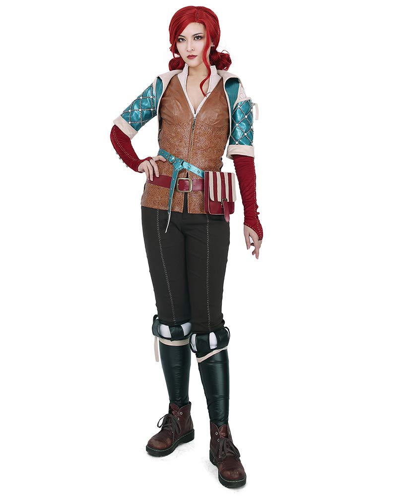 Miccostumes Women's Game Character Cosplay Costume Outfit Set with Gloves, Belts & Waity Bag | Perfect for Halloween, Comic Con & Cosplay Events | Anime & Video Game Inspired Costume
