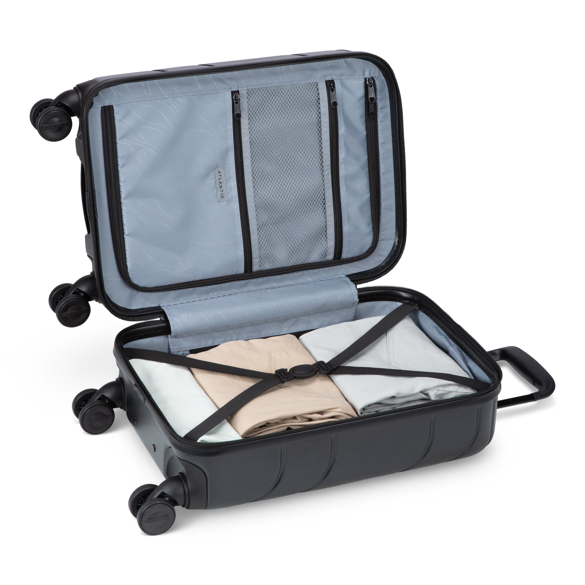 Atlantic Transmarine Carry On Luggage - Lightweight Hardside Spinner Suitcase with TSA Lock for Air Travel, Perfect for Business Trips & Weekend Getaways