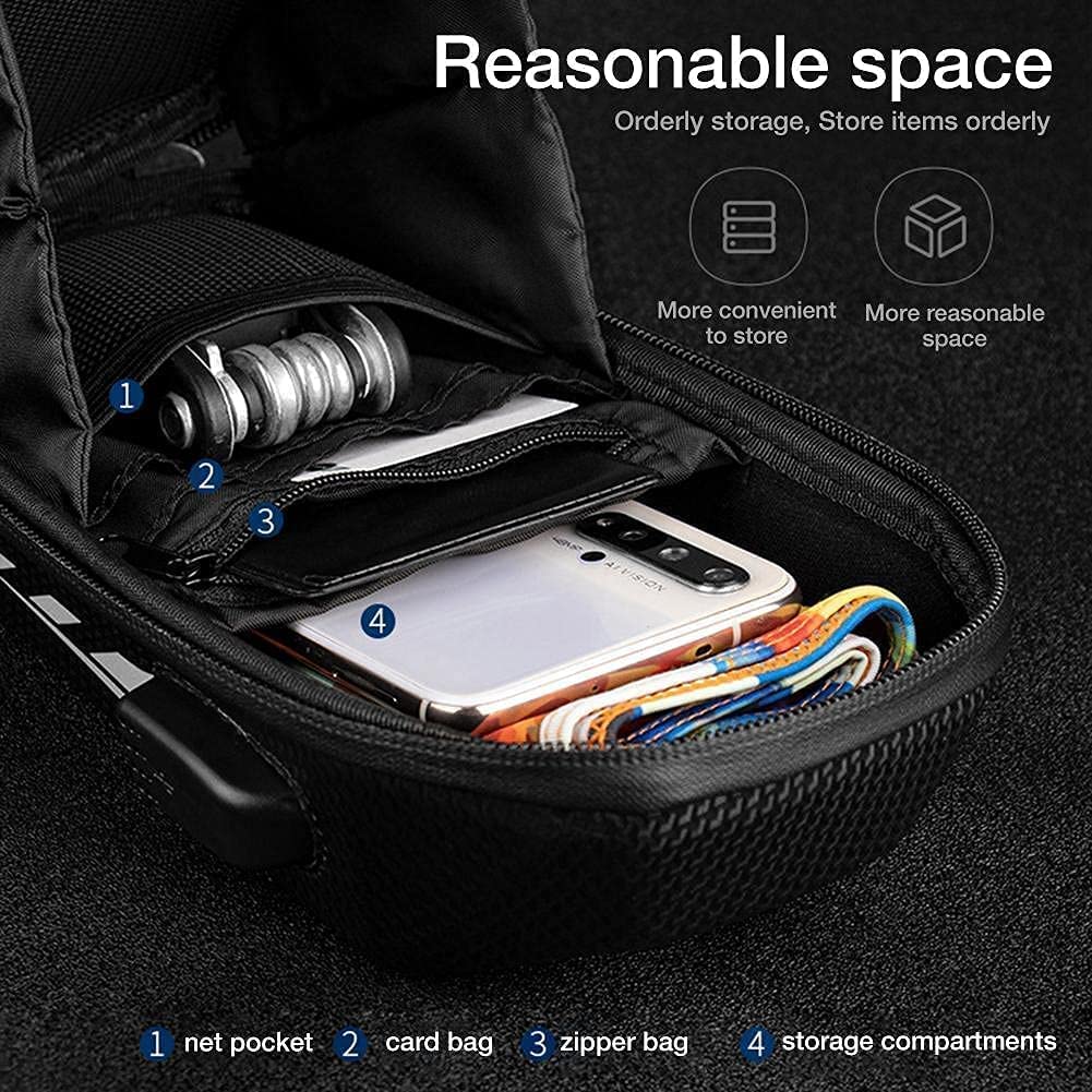 Outinhao Electric Scooter Bag 2L/3L with USB Port, Waterproof Phone Pouch, Accessories for Xiaomi/Mijia/M365 Scooters - Perfect for Commuting, Shopping & Outdoor Adventures