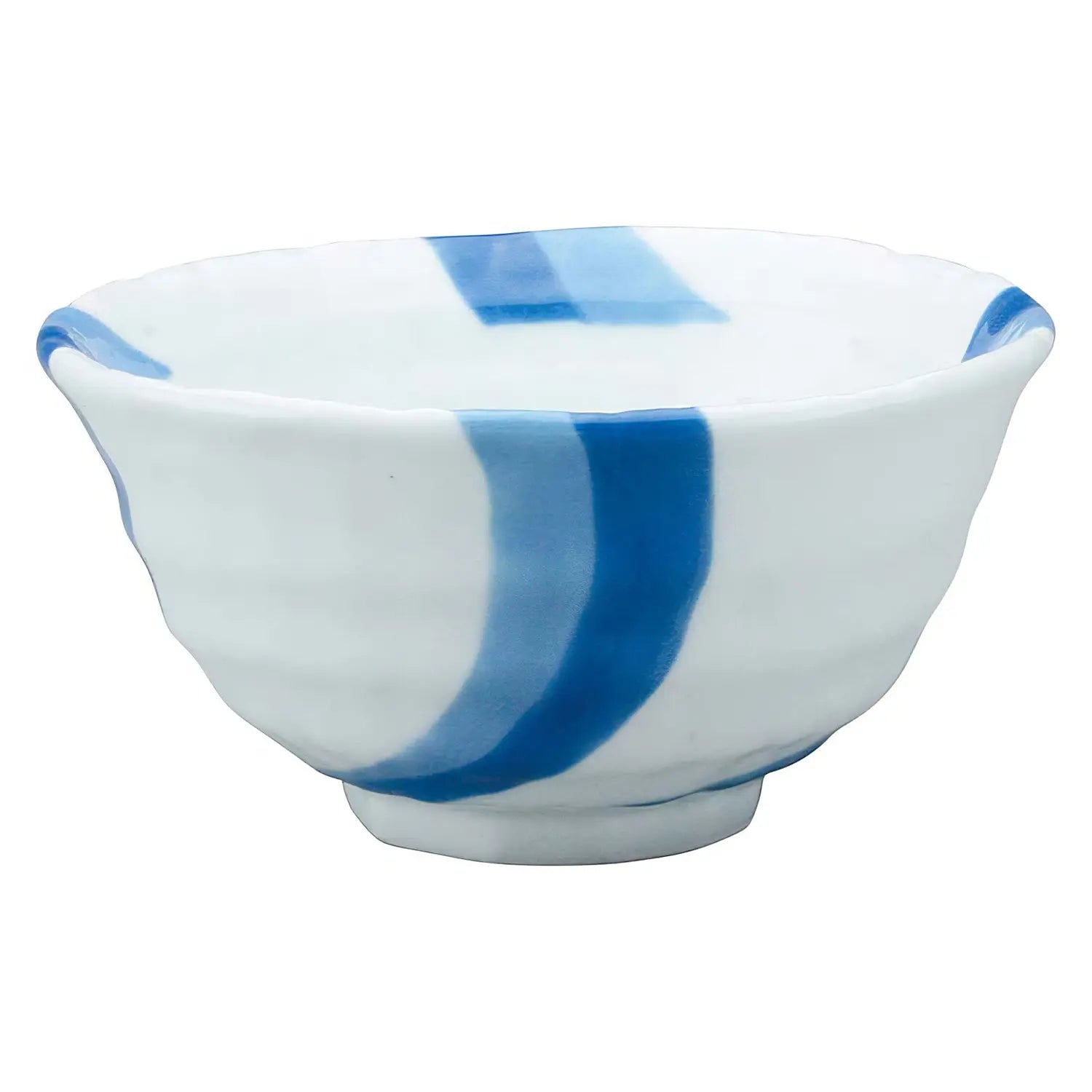 Premium EBM Porcelain Tempered Rice Bowl Set - 12cm Neji Tokusa Design - Durable Microwave & Dishwasher Safe - Perfect for Asian Cuisine, Home Dining & Restaurant Use