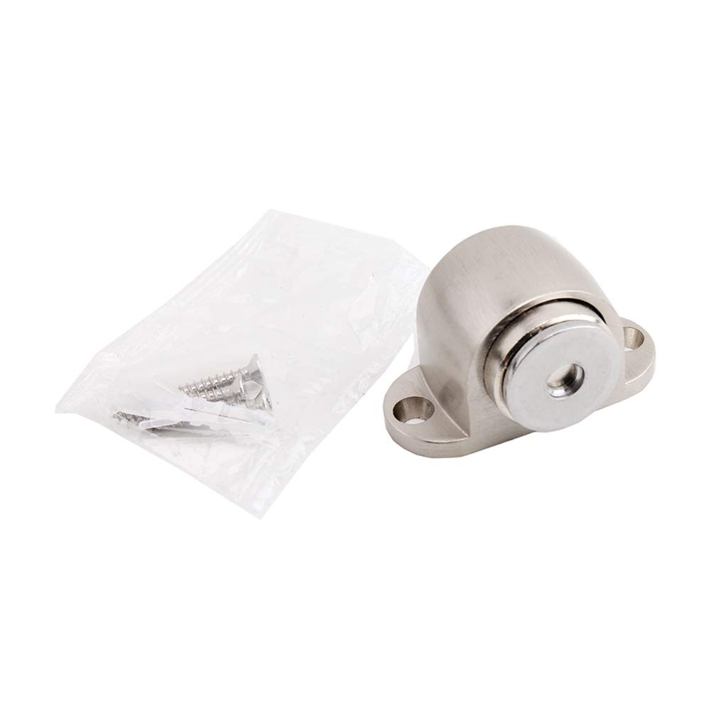 Stainless Steel Door Stop Holder - Heavy Duty Floor Mounted Door Stopper for Home, Bedroom, Kitchen, Hotel & Restaurant - Perfect for Preventing Door Damage & Noise Reduction