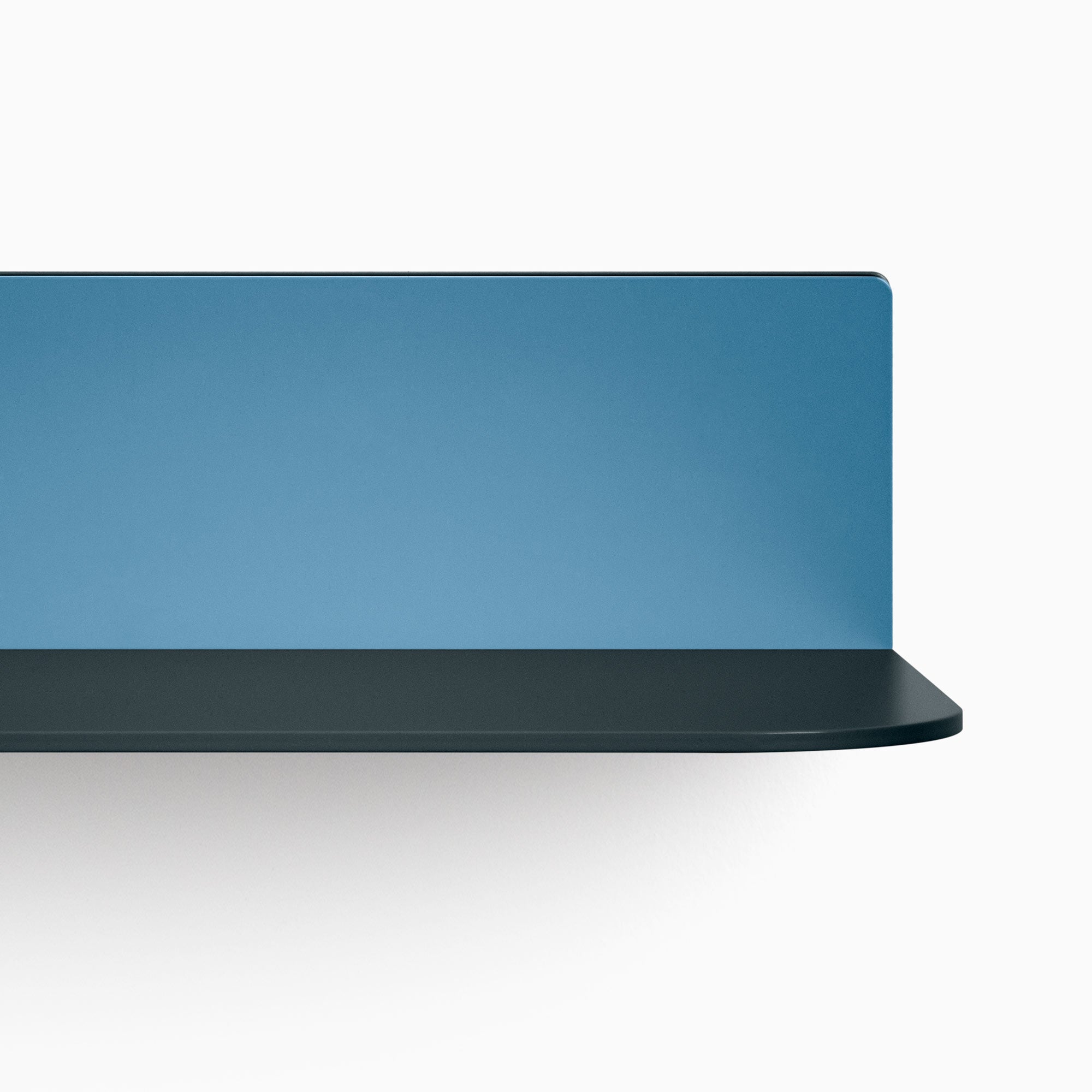 Tromso RADius FM5 Steel Floating Shelf - Modern Wall Mounted Shelves for Living Room, Bedroom, Kitchen Storage & Decor