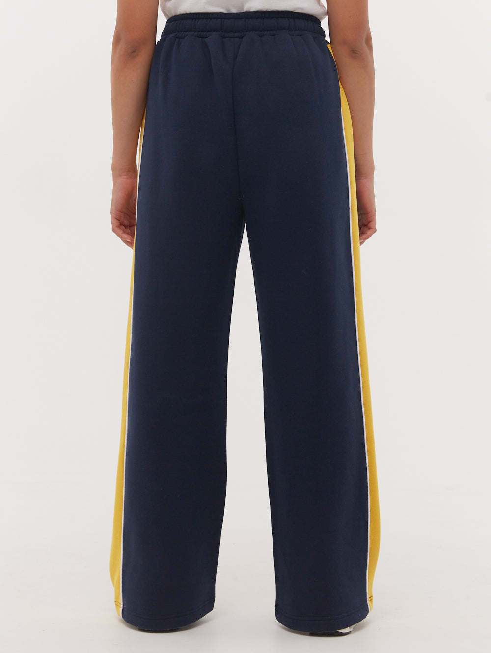 Elline Women's Wide Leg Striped Joggers - Soft Lounge Pants for Yoga, Running & Casual Wear
