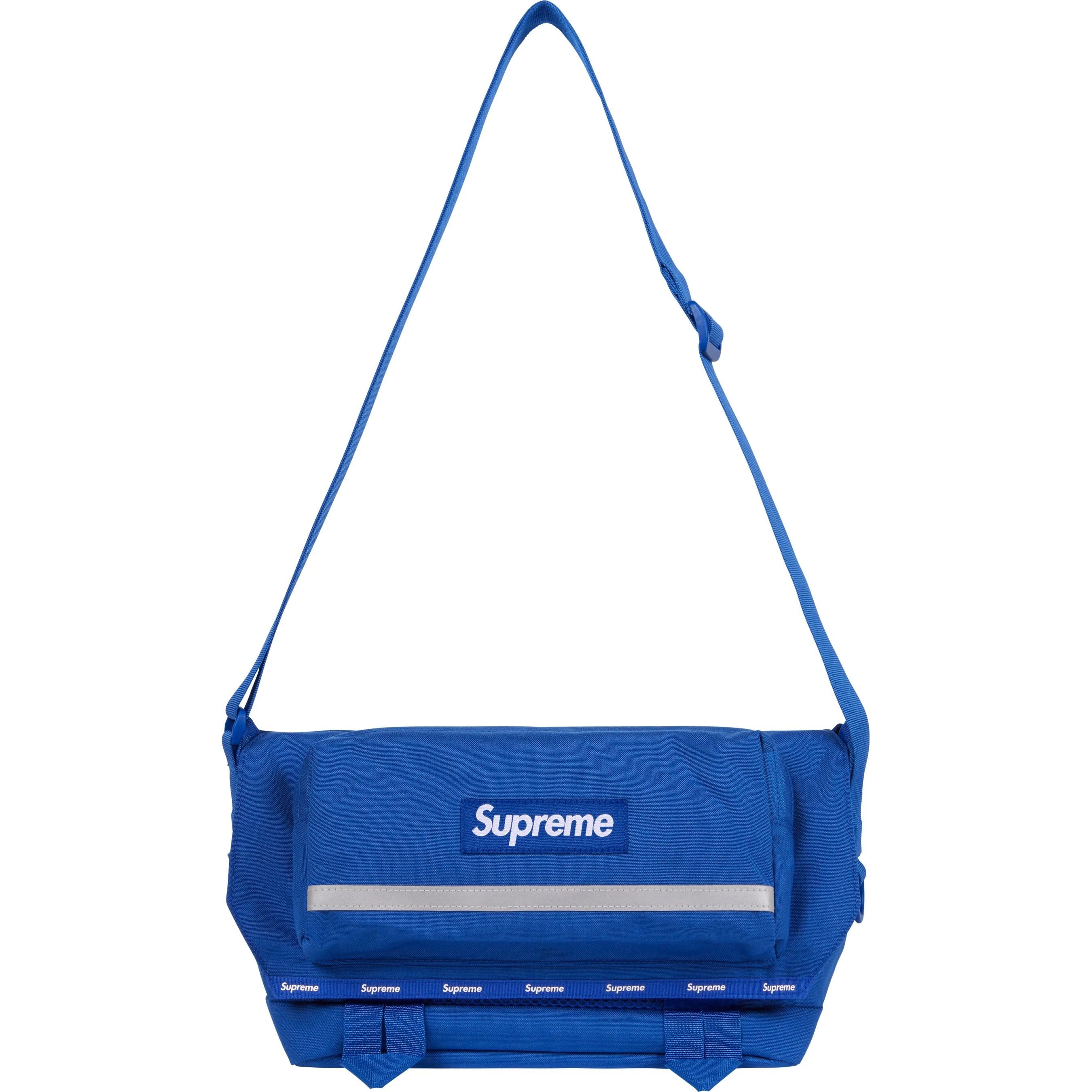 Supreme FW24 Messenger Bag for Men & Women - Waterproof Crossbody Shoulder Bag in Blue - Perfect for Work, Travel & Daily Commute