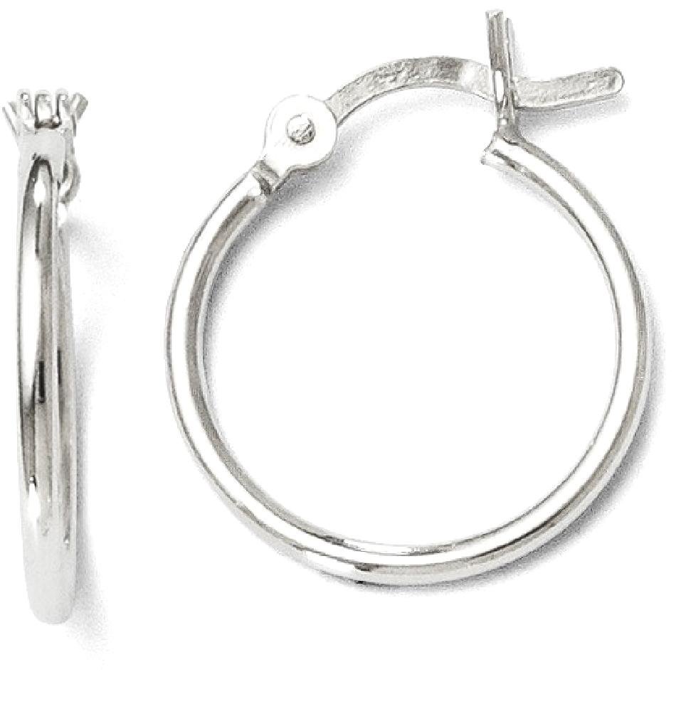 925 Sterling Silver Hinged Round Huggie Small Hoop Earrings for Women - Minimalist Everyday Jewelry for Work, Date & Casual Wear