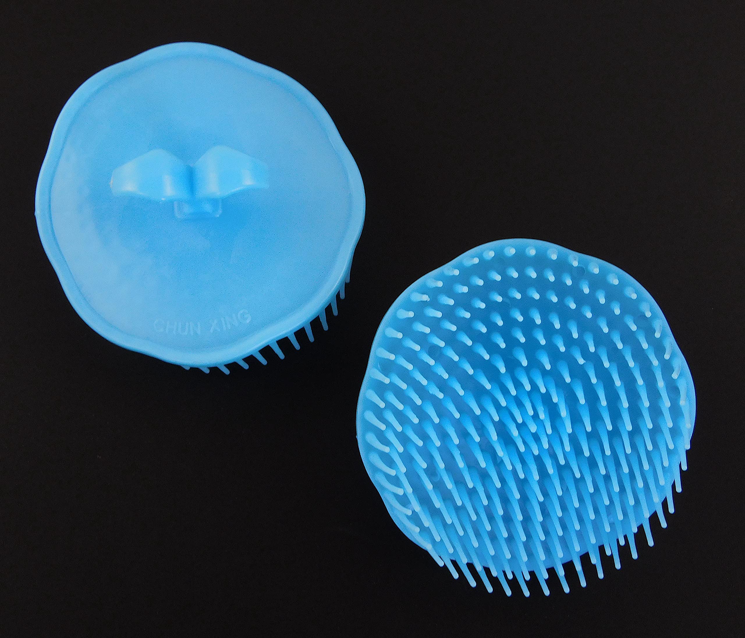 2 Pack Scalp Massager Shampoo Brush for Hair & Body Care - Gentle Exfoliating & Relaxing Head Massage Tool for Shower, Bath, Salon & Home Spa Use
