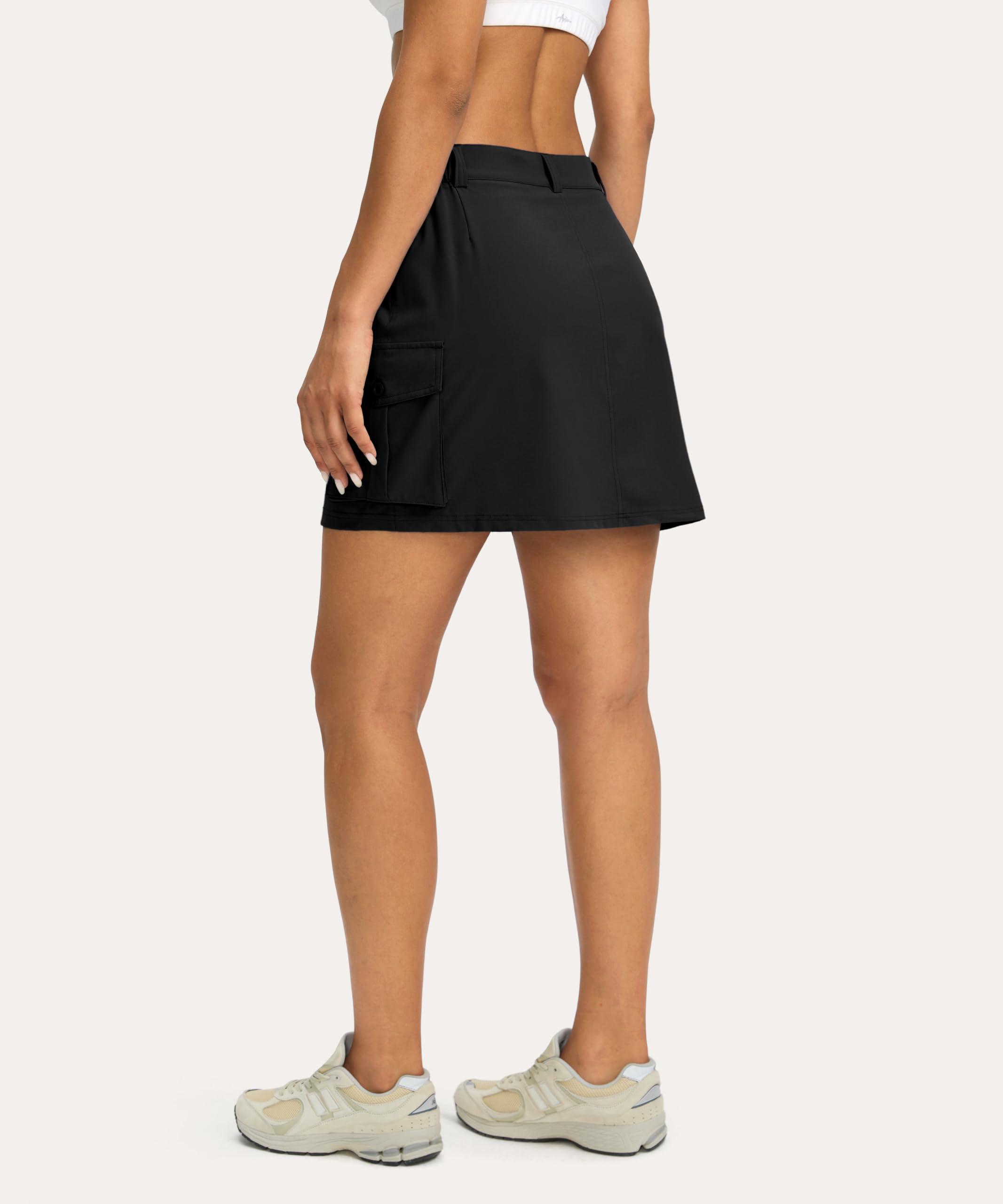 Women's 5-Pocket Cargo Skort - Stretch Golf Skirt for Casual, Hiking & Summer Outfits | Perfect for Golf, Travel & Outdoor Activities