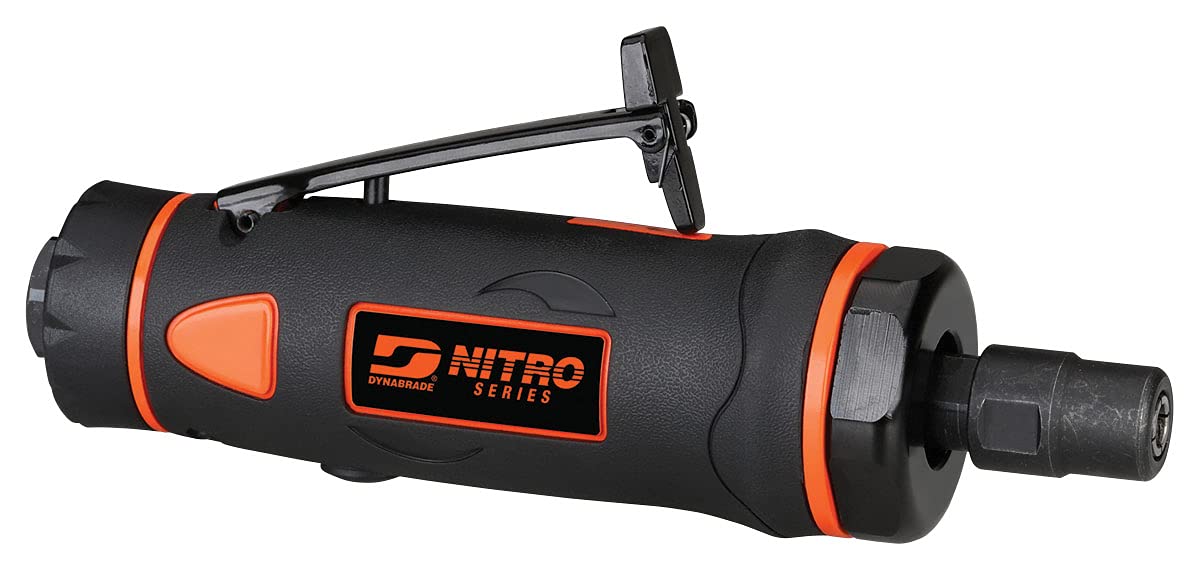 Dynabrade Nitro Series Straight Line Die Grinder 0.5 HP (DGS51) - Professional Pneumatic Tool for Metalworking, Woodworking & Automotive Repair