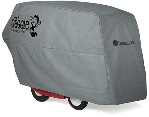 Foundations Gaggle Buggy All-Weather Stroller Cover - Waterproof Rain & Snow Protection with 360° Coverage (Gray) | Perfect for Outdoor Walks, Park Visits & Traveling in Rainy/Snowy Weather