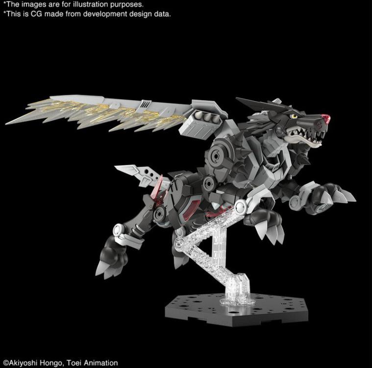 Figure Rise Standard Digimon Adventure MetalGarurumon (Black Version) Model Kit - Build & Display Your Favorite Digimon Character for Collectors & Anime Fans