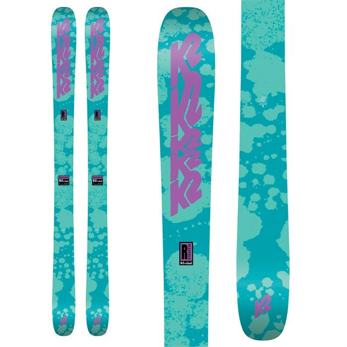 2023 K2 RECKONER 92 W Skis - All-Mountain Freestyle Skis for Women | Powder, Park & Backcountry Skiing Adventures