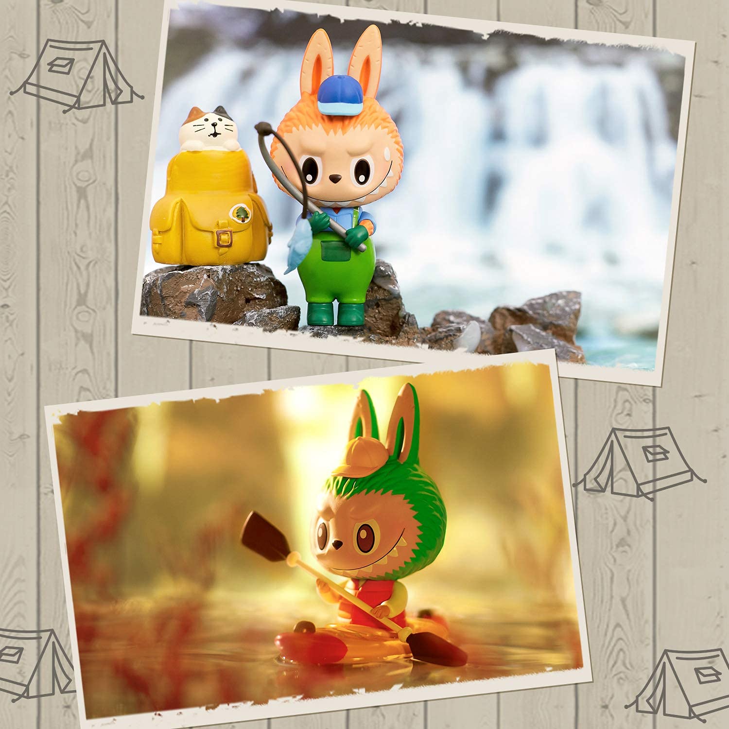 Labubu Camping Series Blind Box Collection - 12PC Cute Kawaii Art Toy Figures for Christmas, Birthday & Holiday Gifts | Popular Collectible for Anime Fans, Home Decor & Party Favors