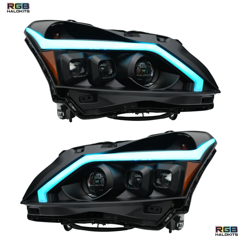 Infiniti G37 Multicolor LED Headlights - Compatible with 2010-2013 Models | Upgrade Your Car Lighting for Night Driving & Custom Style