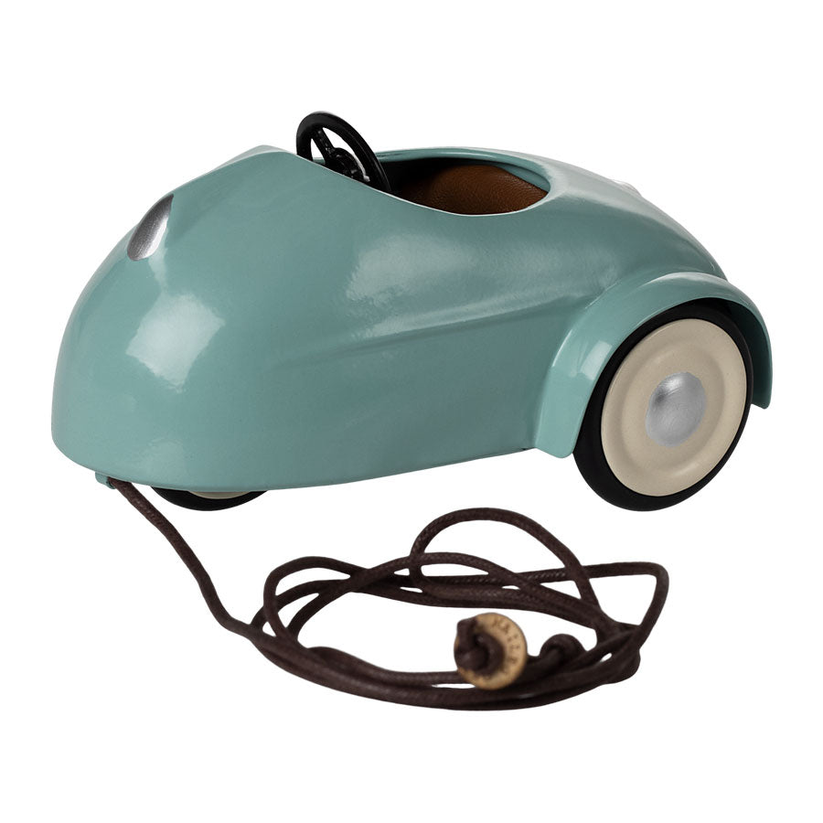 Maileg Mouse Car Toy - Light Blue Miniature Vehicle for Kids | Pretend Play, Collectible Gift for Children