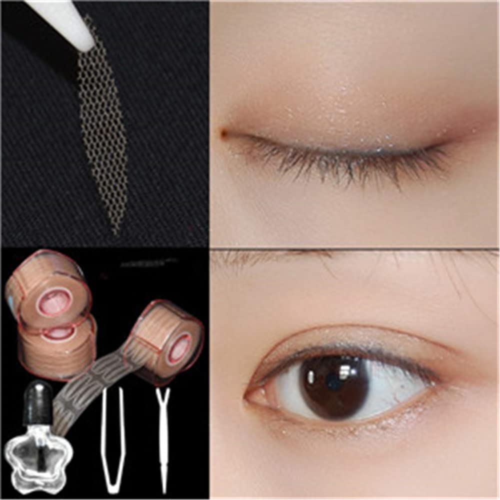 Breathable Non-Sticky Eyelid Tape - Invisible Double Eyelid Sticker for Big Eye Makeup | Natural Eye Lift & Asian Eyelid Enhancement | Perfect for Daily Wear, Cosplay & Eye Makeup Looks