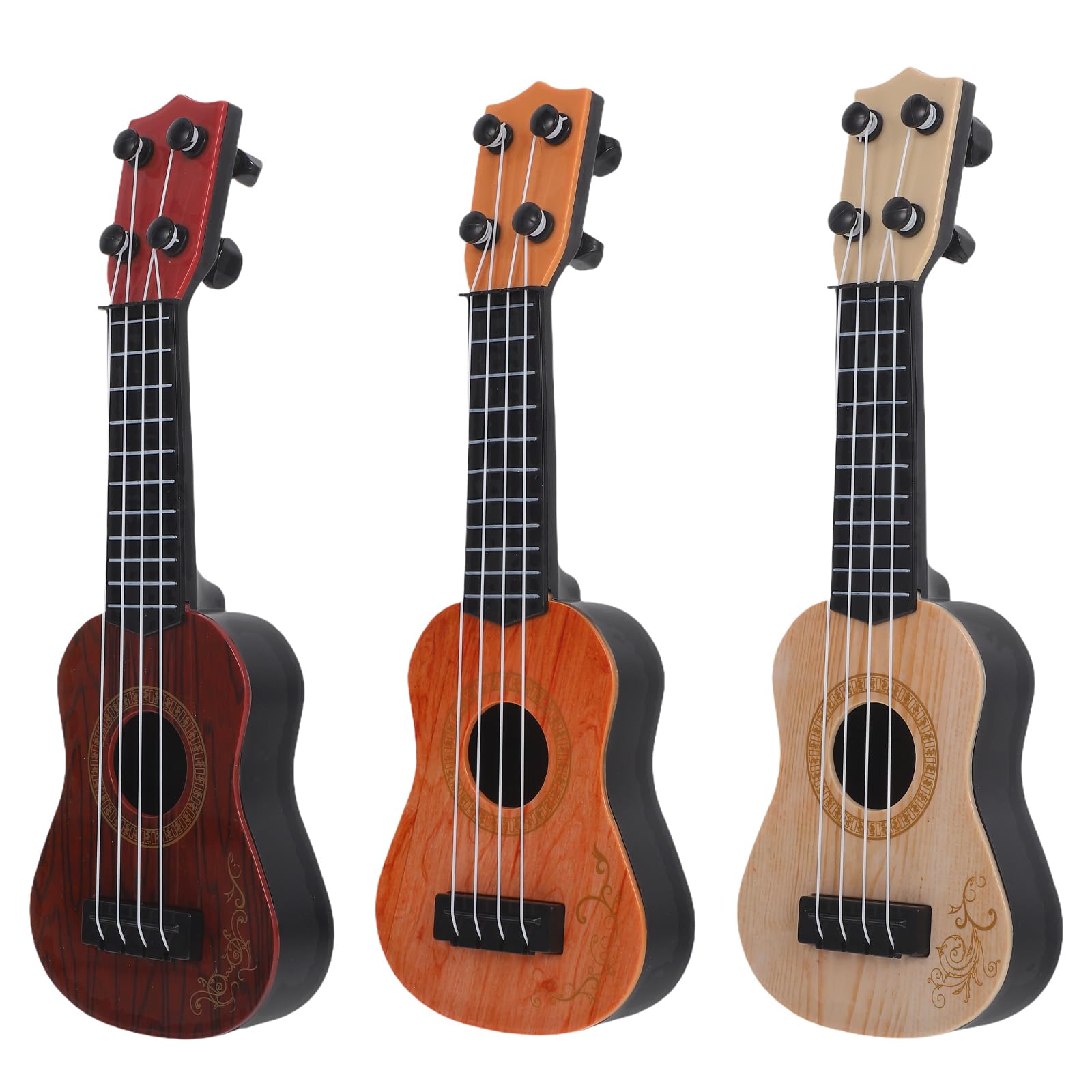 Gadpiparty 3-Piece Mini Inflatable Ukulele Set - Colorful Kids Toy Musical Instruments with Blow-Up Guitar for Toddlers | Perfect for Birthday Gifts, Party Favors & Early Music Education