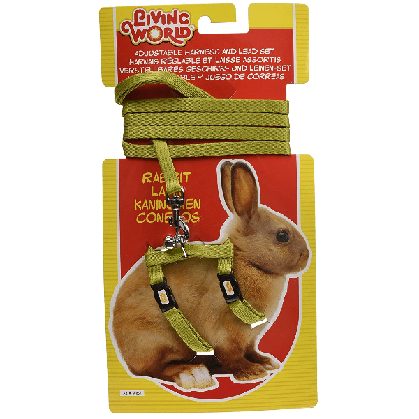 Adjustable Rabbit Harness and Leash Set - Safe & Comfortable for Small Pets - Perfect for Outdoor Walks and Playtime