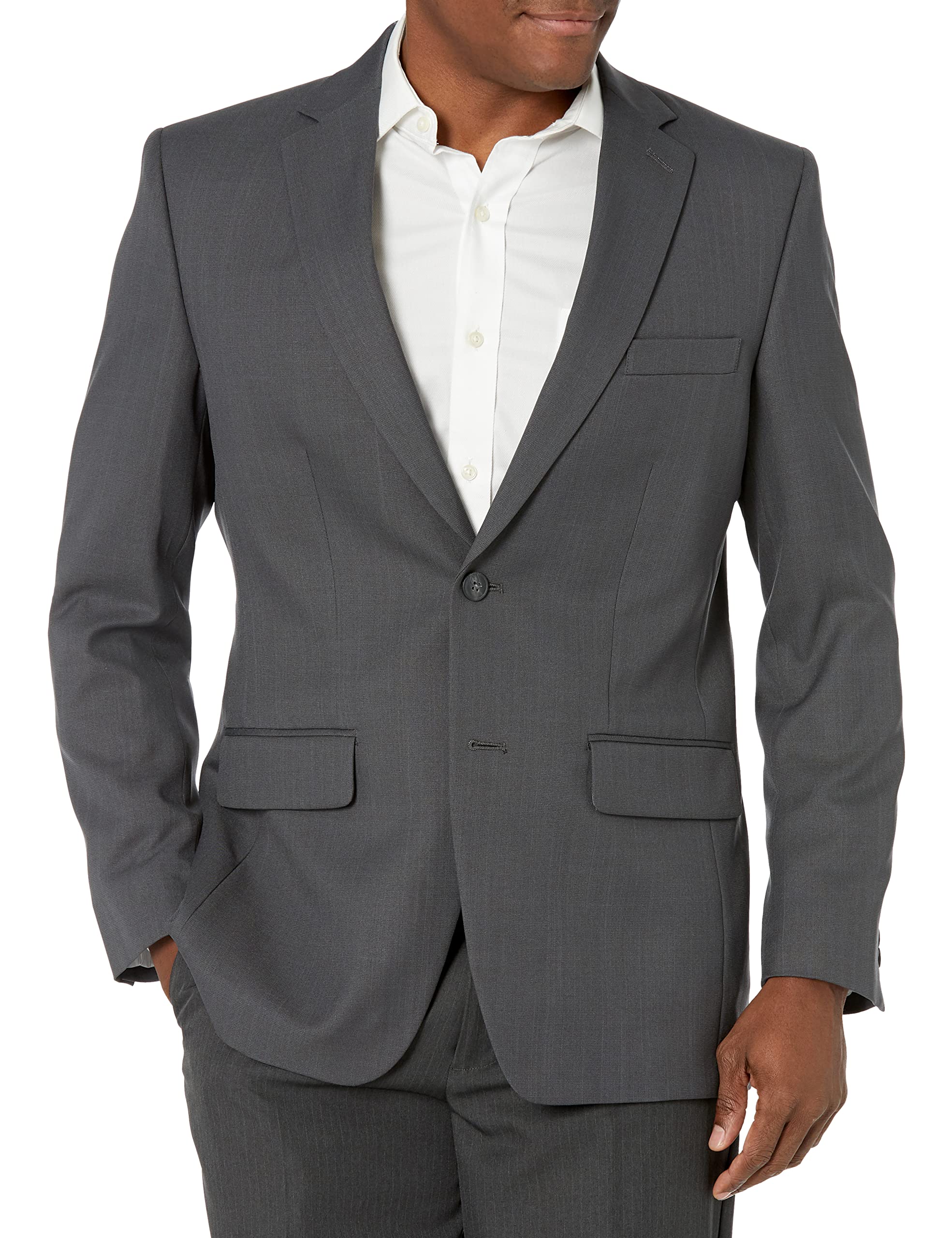 Haggar Men's Travel Performance Tailored Fit Suit Separates - Pants & Jackets for Business Travel & Formal Occasions | Wrinkle-Resistant & Comfortable Dress Suits