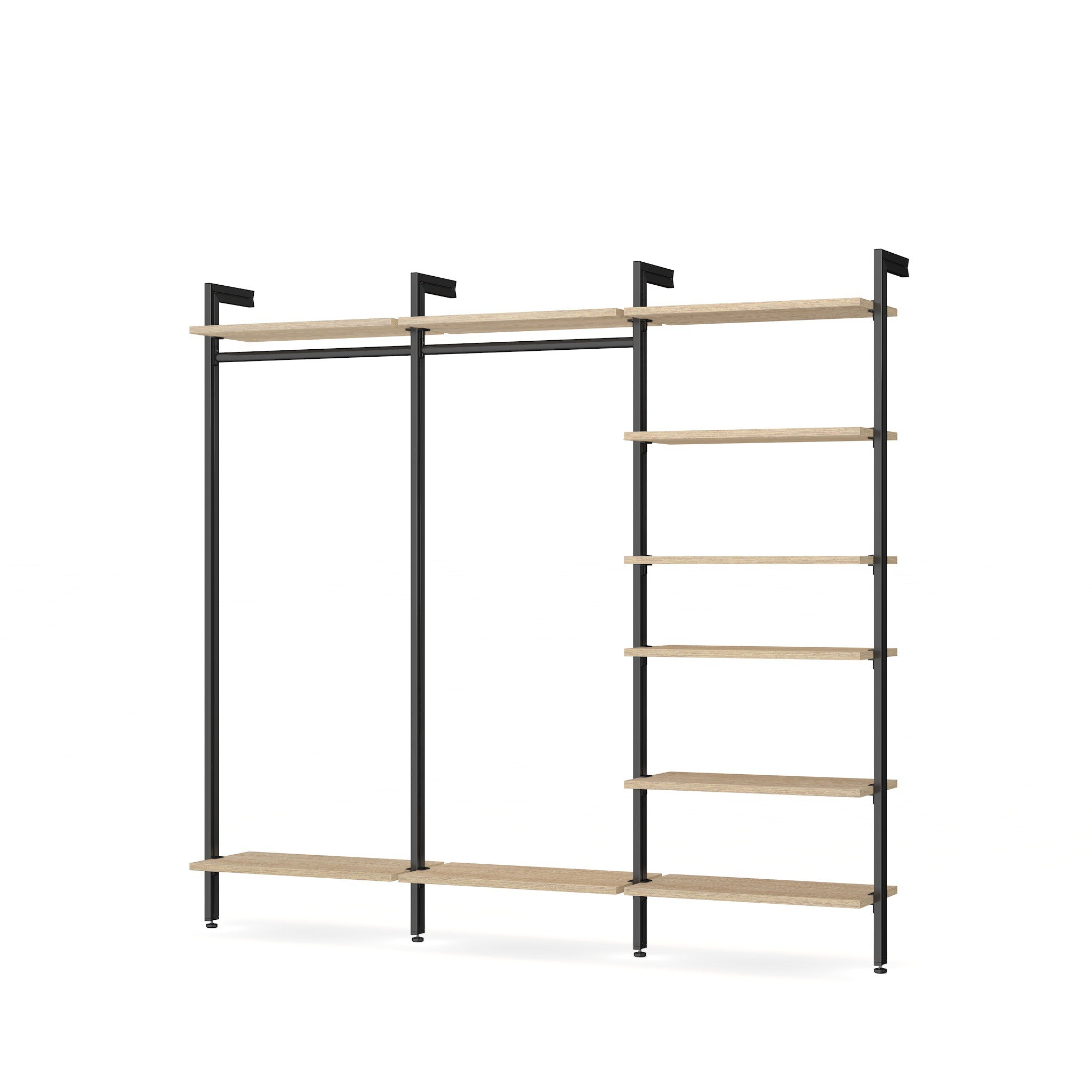 Modular Closet Storage System - CLOS IT W 303 Organizer for Wardrobe & Home Organization | Perfect for Bedroom, Walk-in Closet, and Small Space Storage Solutions