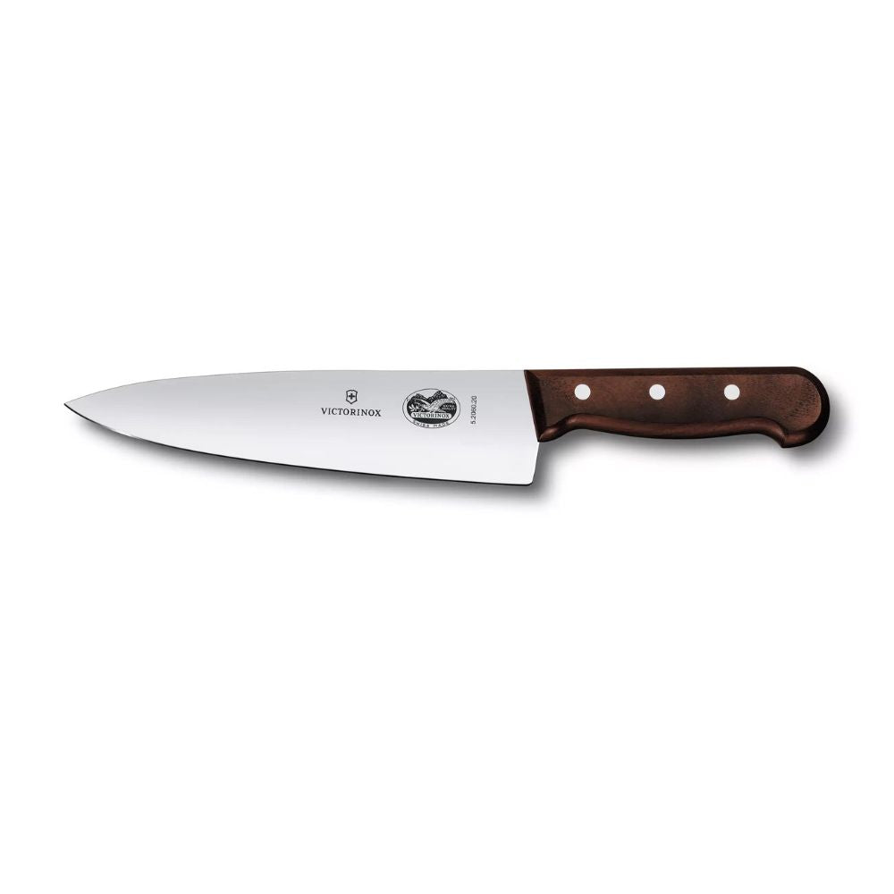 Victorinox 8-Inch Chef's Knife with Wood Handle - Professional Kitchen Knife for Chopping, Slicing & Dicing - Perfect for Home Cooks & Chefs (Model 5.2060.20)