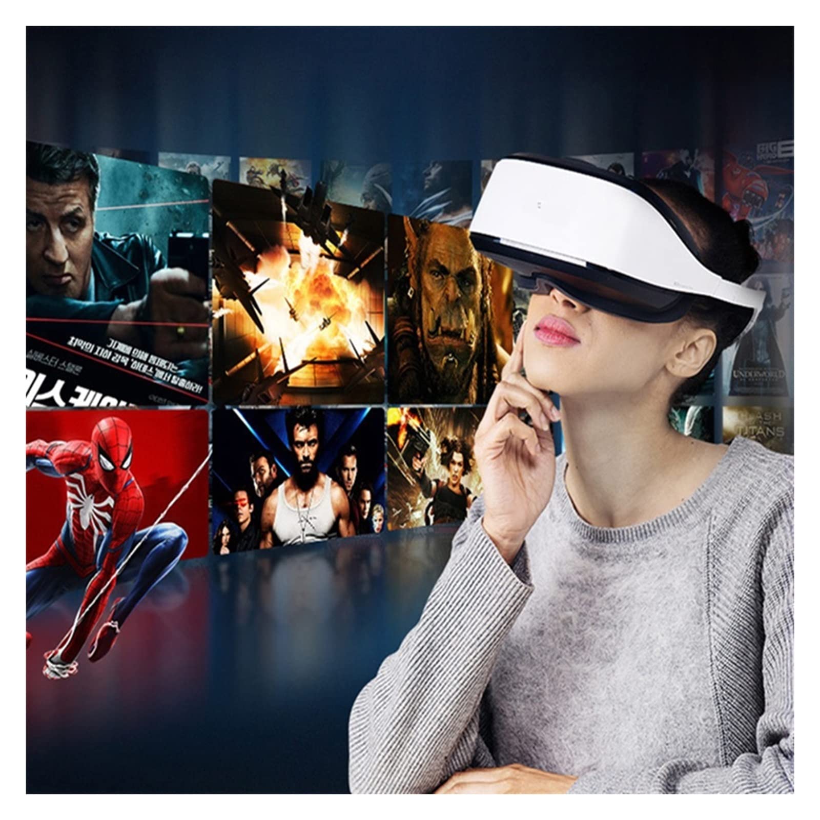 E3 3D VR Headset for PC & Laptop - 2.5K HD Resolution, Adjustable IPD, 110° FOV with Realistic 3D Effects | Perfect for Gaming, Virtual Tours & 3D Movies