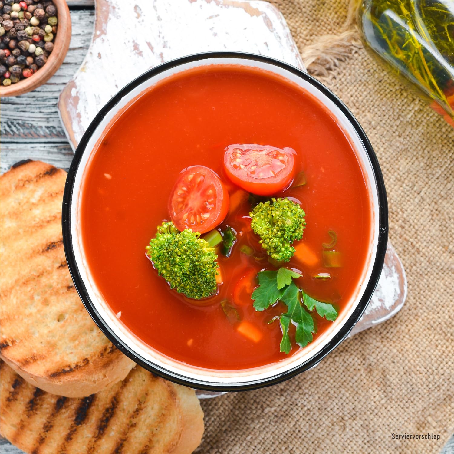 Burgl's Sun-Ripened Tomato Sauce & Soup, 200g - Perfect for Pasta, Pizza & Homemade Recipes | Premium Italian Tomato Flavor