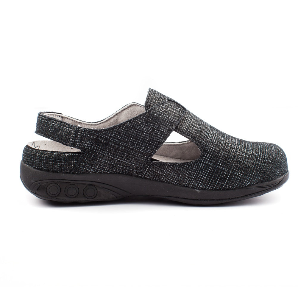 Chloe Women's Adjustable Leather Clog Sandals - Comfortable Slip-On Shoes for Casual Wear & Home Use