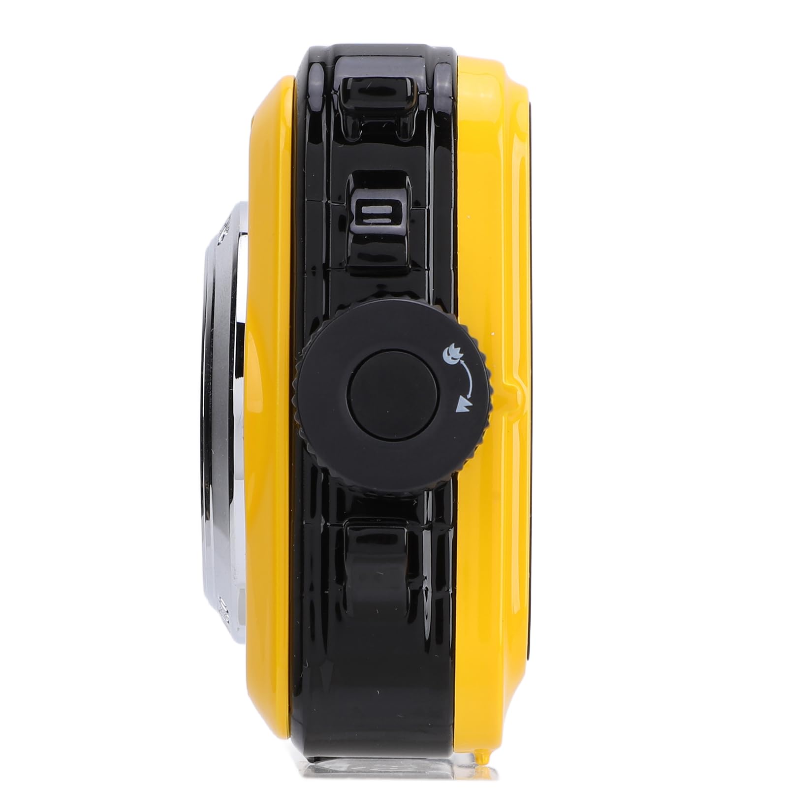 2.7K Waterproof Digital Camera - 48MP Full HD Underwater Camera with 16X Zoom, 11FT Water Resistant for Snorkeling, Diving & Swimming - Compact & Lightweight (Yellow) - Perfect for Beach Vacations, Pool Parties & Marine Photography