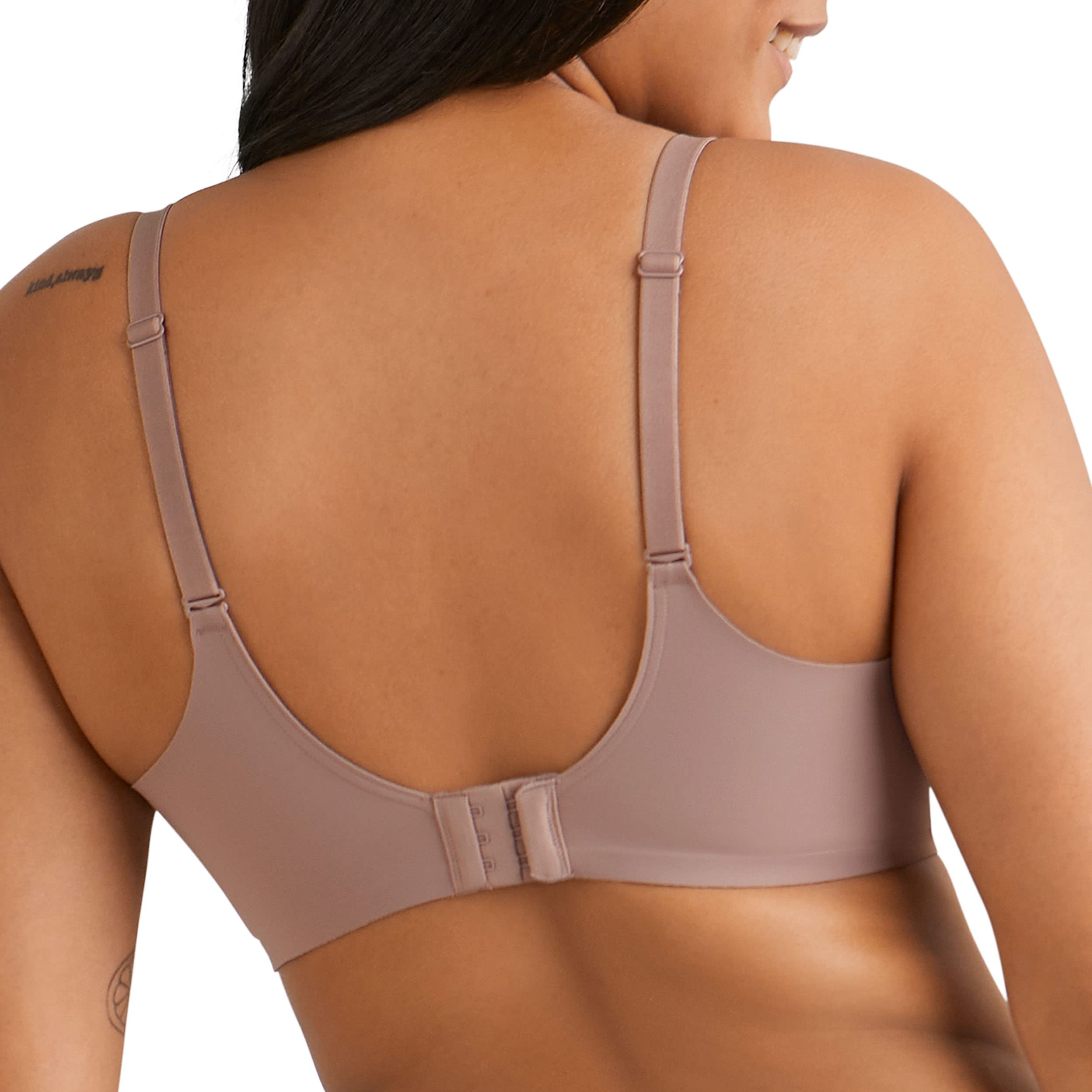 Maidenform Women's One Fab Fit Wireless Demi Bra - Comfortable T-Shirt Bra for Everyday Wear, Work & Lounge