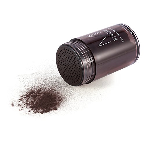 Natural Hair Thickening Fibers Powder for Men & Women - Dark Brown Hair Building Fibers with Comb | Instant Hairline Concealer for Thicker Looking Hair | Perfect for Daily Use, Special Occasions & Confidence Boosting