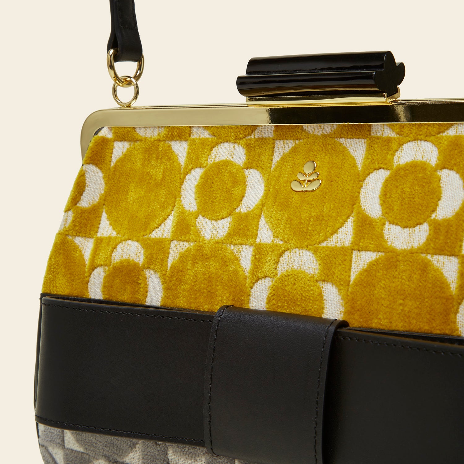 Holly Crossbody Bag - Retro Tile Dandelion Print Handbag for Women | Fashionable Shoulder Purse for Daily Use, Travel & Shopping