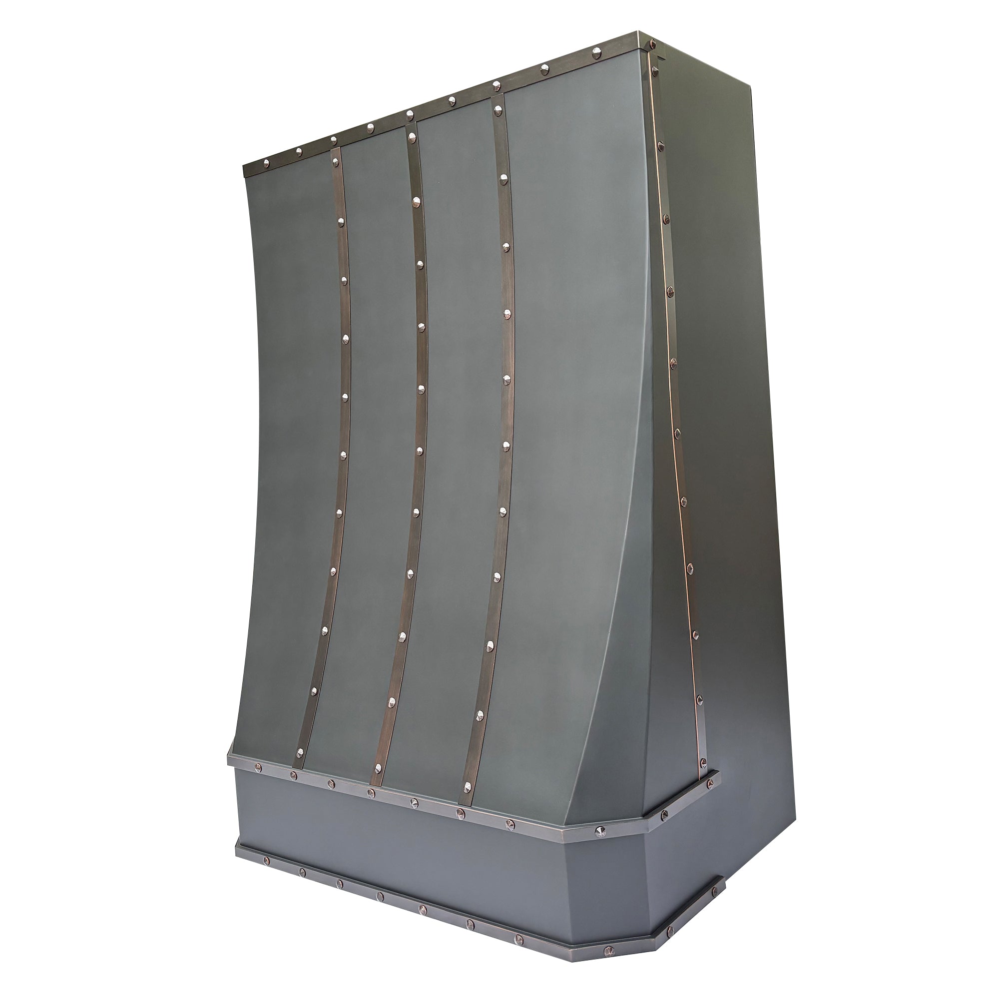 Premium RHM SH32 3H Stainless Steel Custom Range Hood with Clipped Corners - Modern Kitchen Ventilation for Home & Restaurant Use