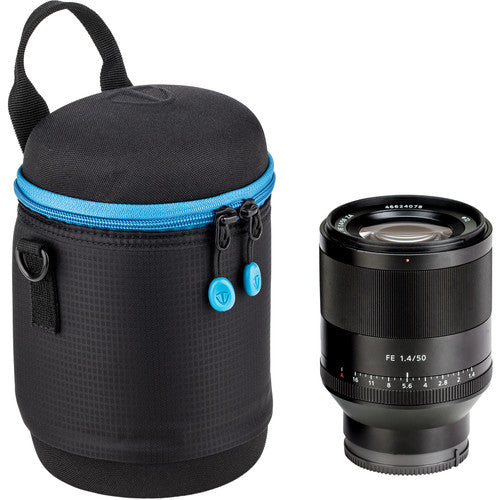 Tenba Tools Lens Capsule 6x4.5 Inch (15x11 cm) Black - Protective Camera Lens Pouch for DSLR, Mirrorless & Photography Equipment - Perfect for Travel, Outdoor Shoots & Professional Storage