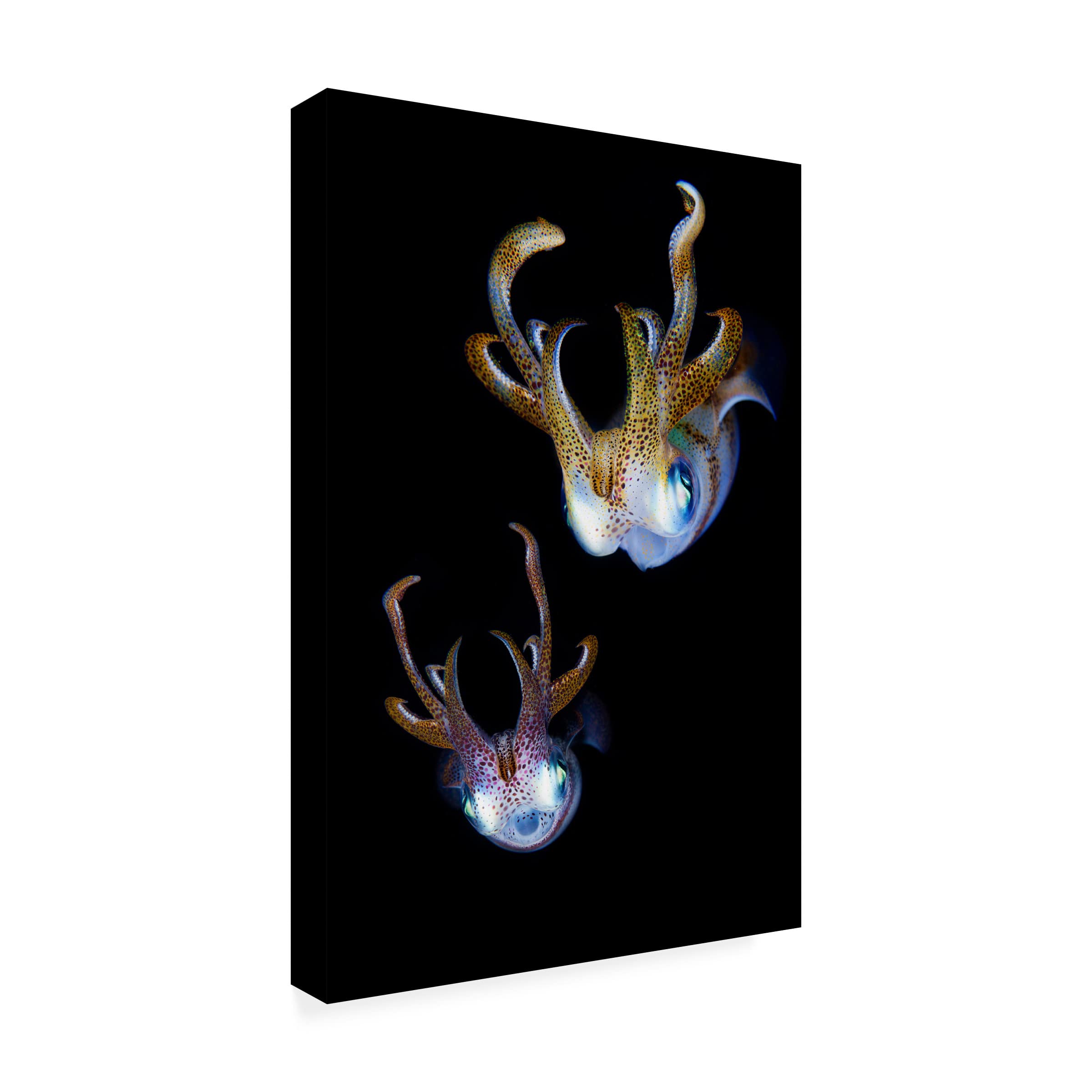 Trademark Fine Art 'Aliens' Canvas Wall Art Print by Andrey Narchuk - Sci-Fi Home Decor for Living Room, Bedroom & Office