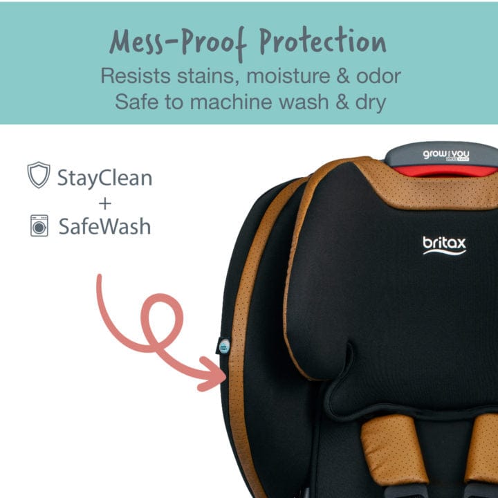 Britax Grow With You Clicktight Booster Car Seat - Safe & Adjustable for Kids 3-12 Years - Perfect for School, Travel & Family Road Trips