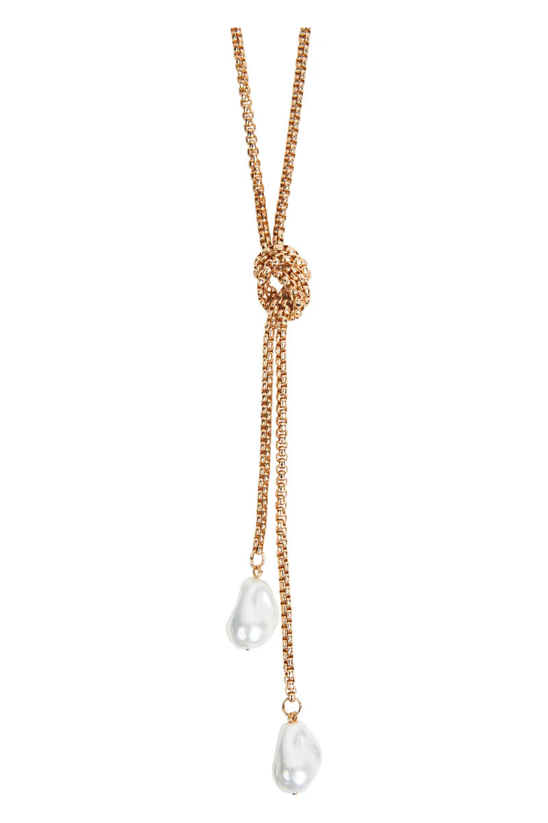 Elegant Ivy Leaf Knot Gold Necklace for Women - Dainty & Trendy Jewelry Gift for Her - Perfect for Weddings, Anniversaries & Everyday Wear