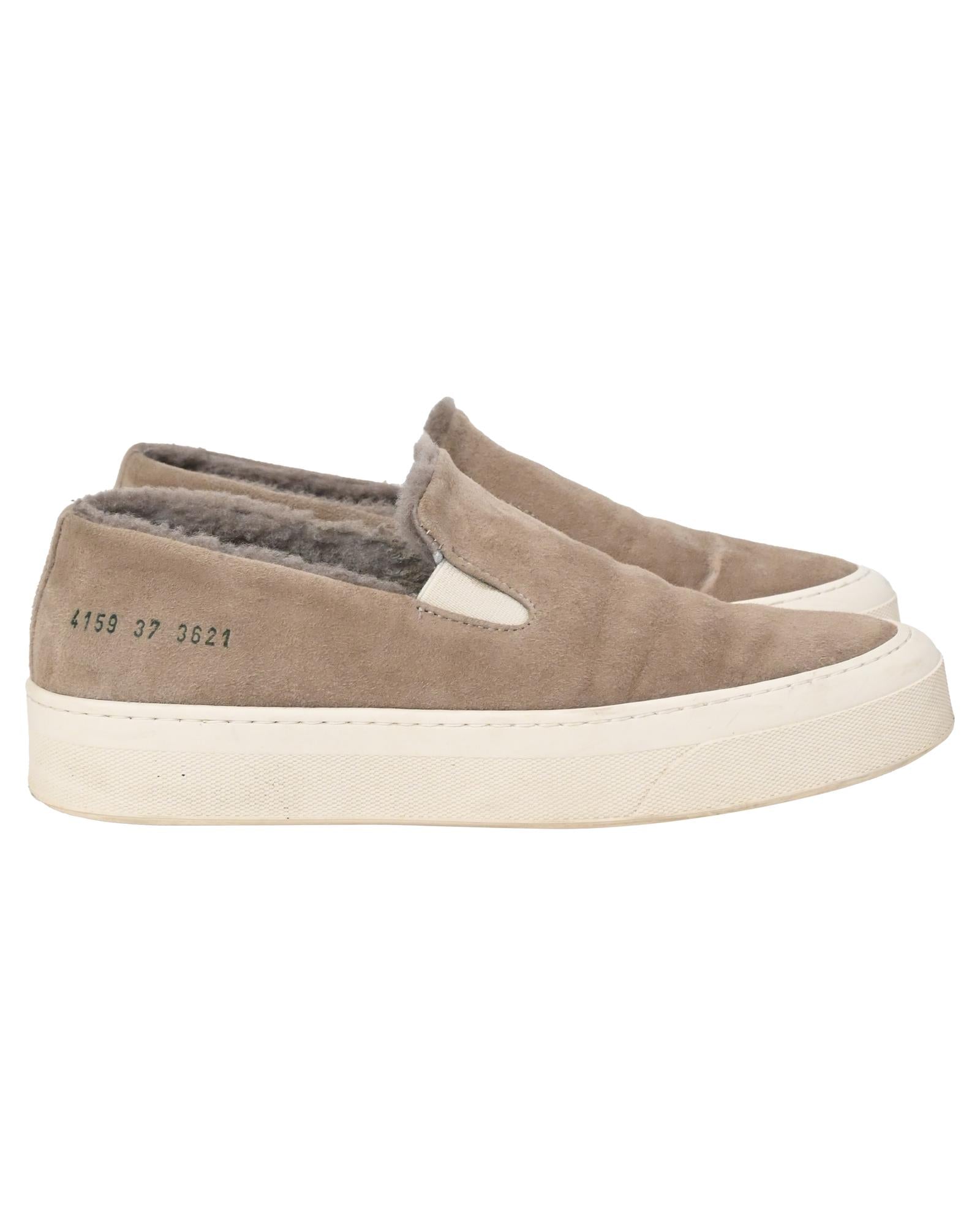 Achilles Shearling Slip-On Sneakers - Cozy Winter Shoes for Men & Women | Indoor & Outdoor Comfort | Perfect for Casual Wear, Travel, and Cold Weather