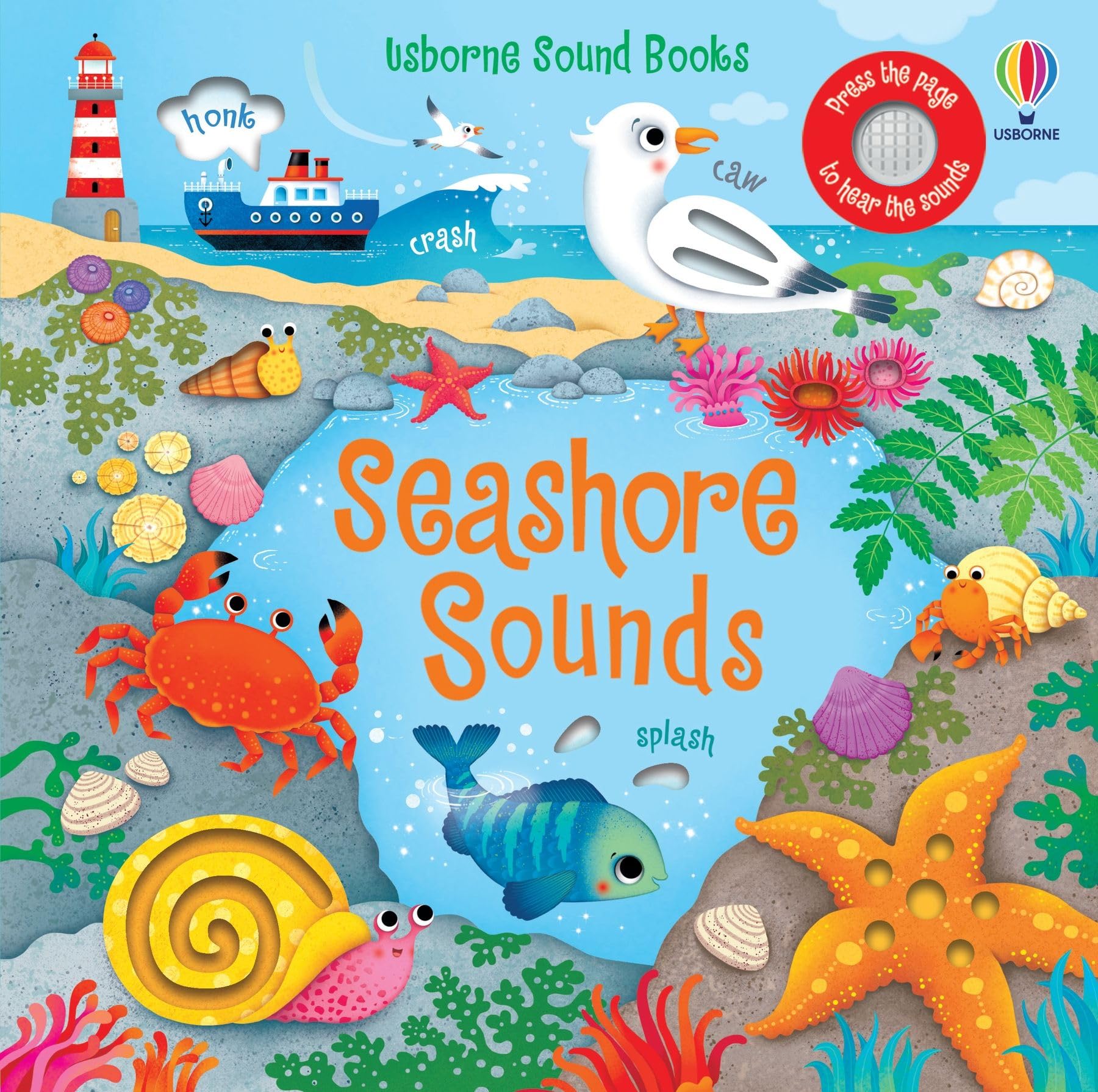 Seashore Sounds Ocean Waves Relaxation Sound Book - White Noise for Sleep, Meditation & Stress Relief - Perfect for Bedtime, Yoga, and Baby Soothing
