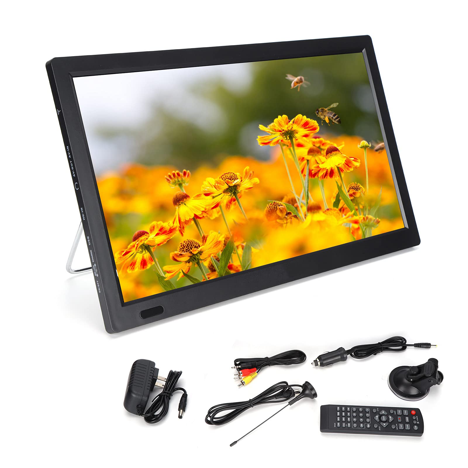 Tbest 13 Inch Smart TV with ATSC Digital Tuner - Portable HD Television for Home, Car & RV - 110-220V US Plug - Perfect for Road Trips, Camping & Small Spaces