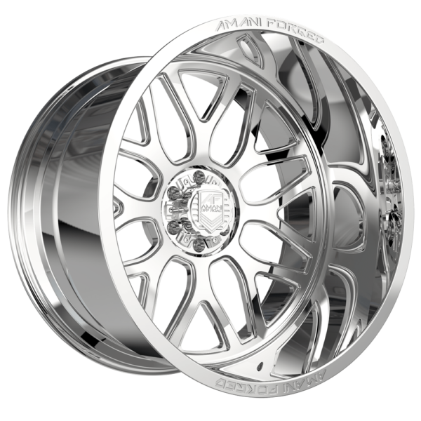 Amani Forged 22x12 Allora Polished 44mm Wheels - Premium Alloy Rims for Trucks & SUVs - Perfect for Off-Roading & Custom Builds